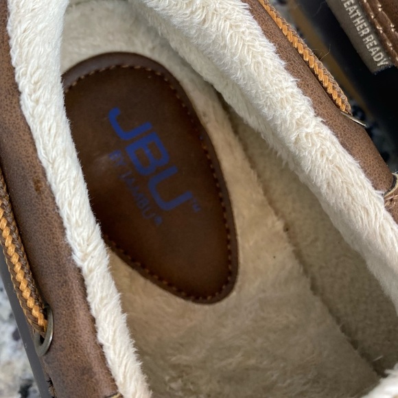 JBU Women's Dark Gray Gwen Rain Shoe Sz 8 US Faux Fur Lining Warm Rubber Sole - Picture 10 of 10